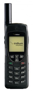 Iridium 9555 satellite phone front view keypad