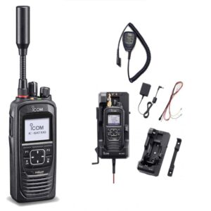 ICOM IC SAT100 with handset